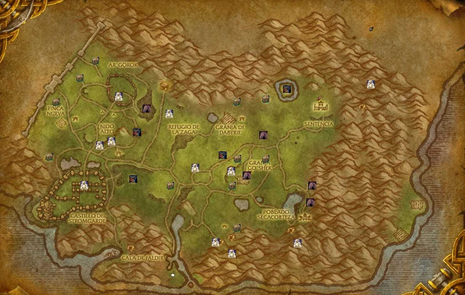 Точки полета, дирижабли и корабли в wow classic