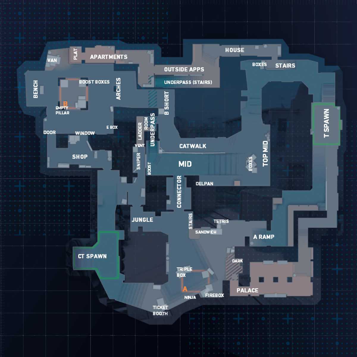 Find out all csgo mirage callouts » check them all [2022]