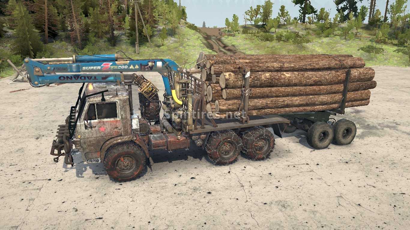 Техника Spin Tires: Mudrunner - C-4310 КамАЗ-4310  Новости