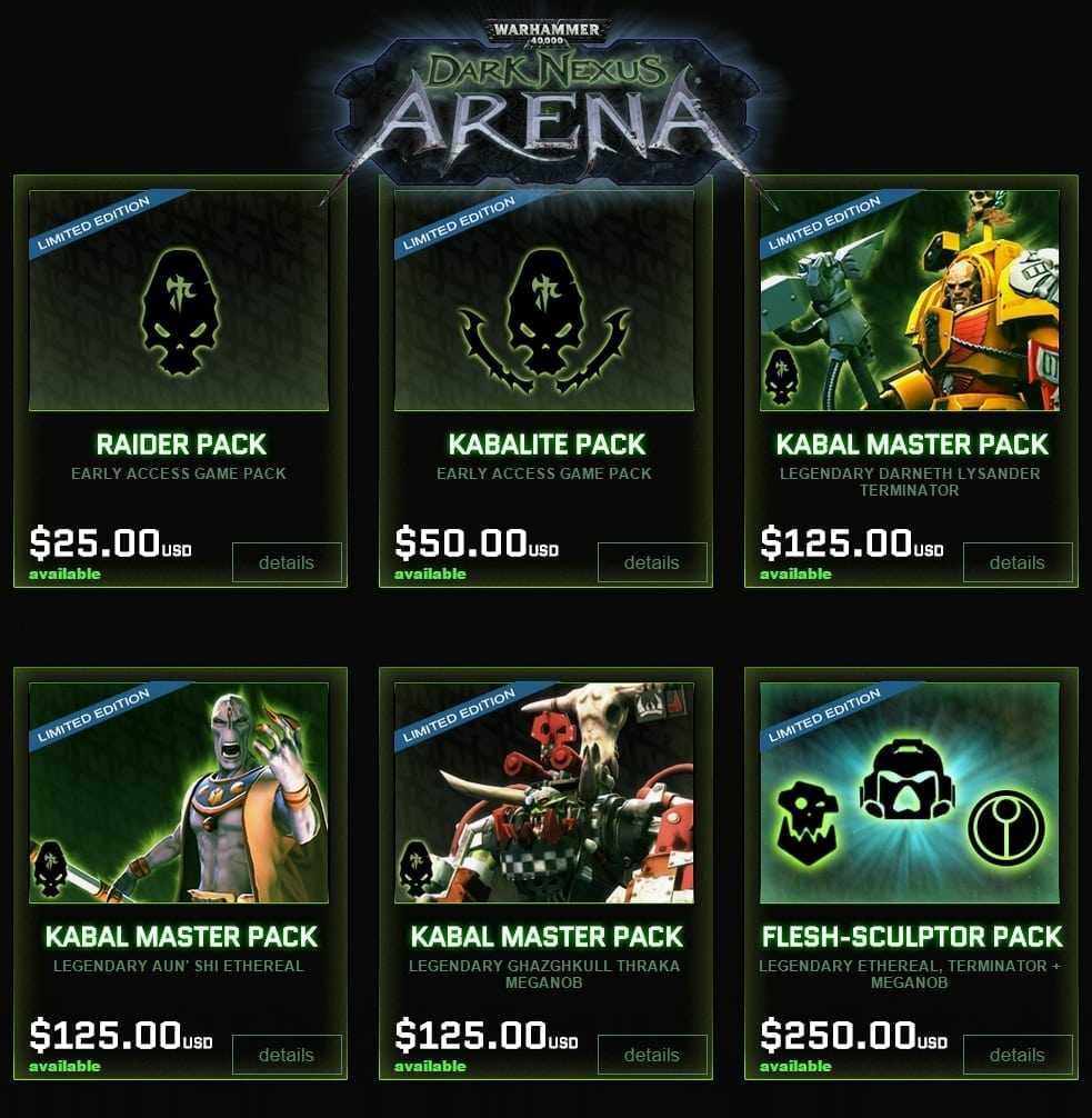 Warhammer 40k moba dark nexus arena выходит в early access в следующем месяце