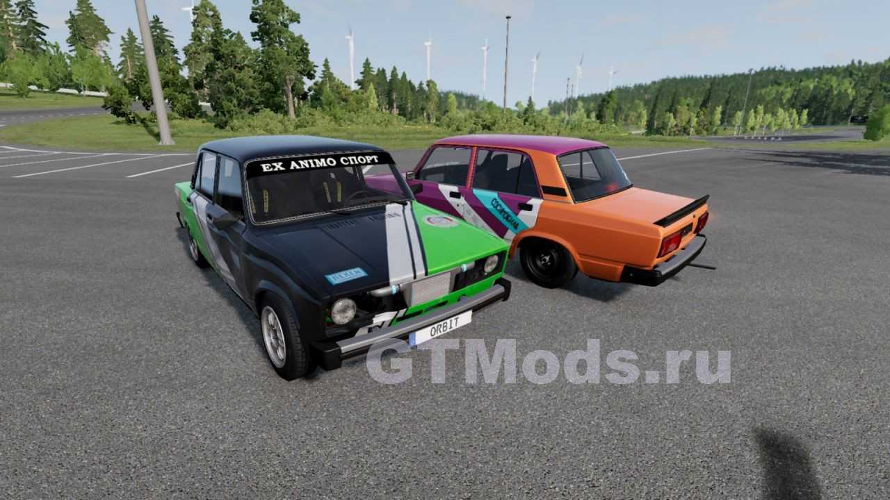 Лада 2107 для beamng drive