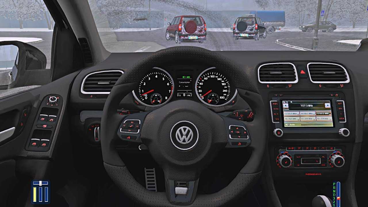 Volkswagen Golf 14 TSI 2021 для City Car Driving 159  Моды для City Car Driving