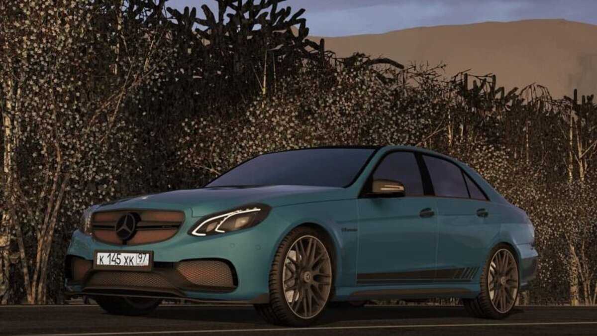 Mercedes-benz E63s W212 для City Car Driving 1592  Моды для City Car Driving