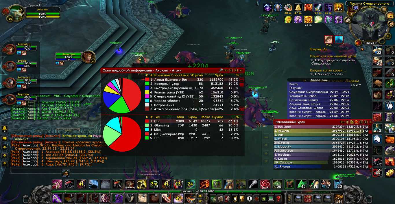 Установка recount для wow 3.3.5a: пошаговая инструкция