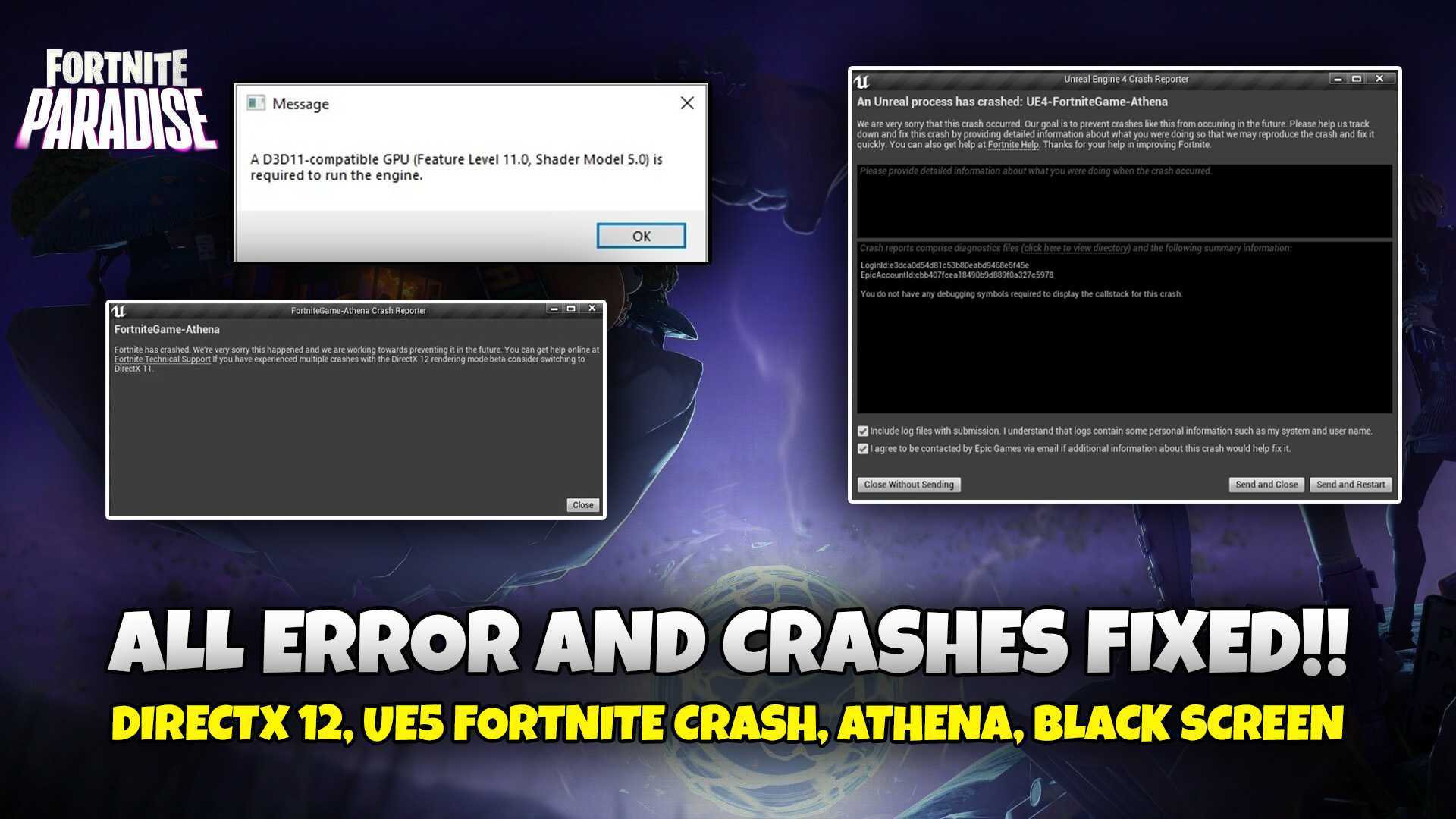 Невозможно подключиться к серверам fortnite