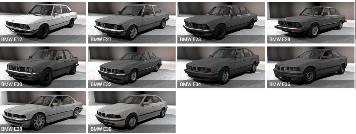 Pack BMW & Whels версия 10 для BeamNG Drive v017 - 018  Машины для BeamNG Drive, Моды для BeamNG Drive