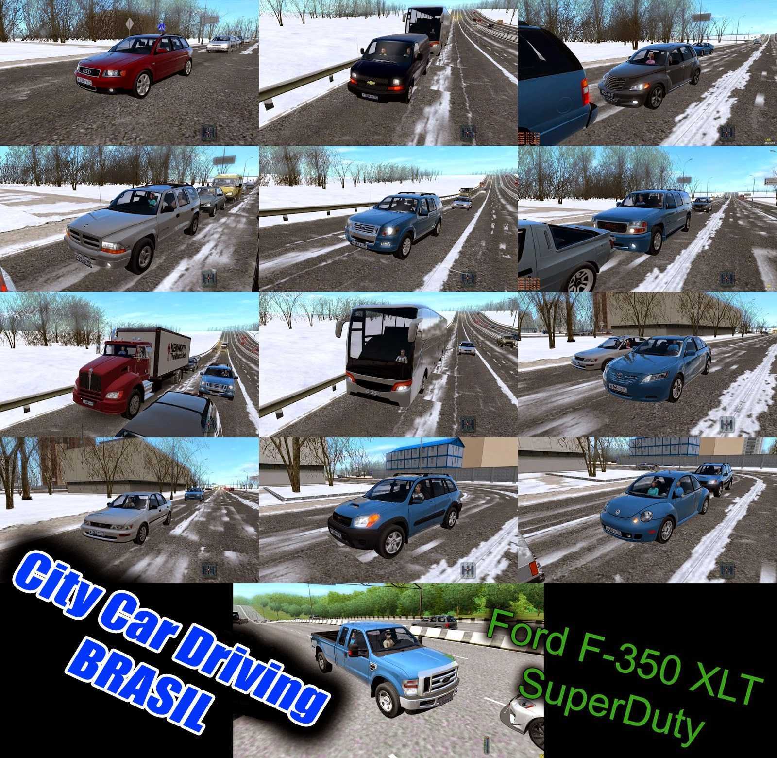 Моды для обновления автопарка в city car driving - cq