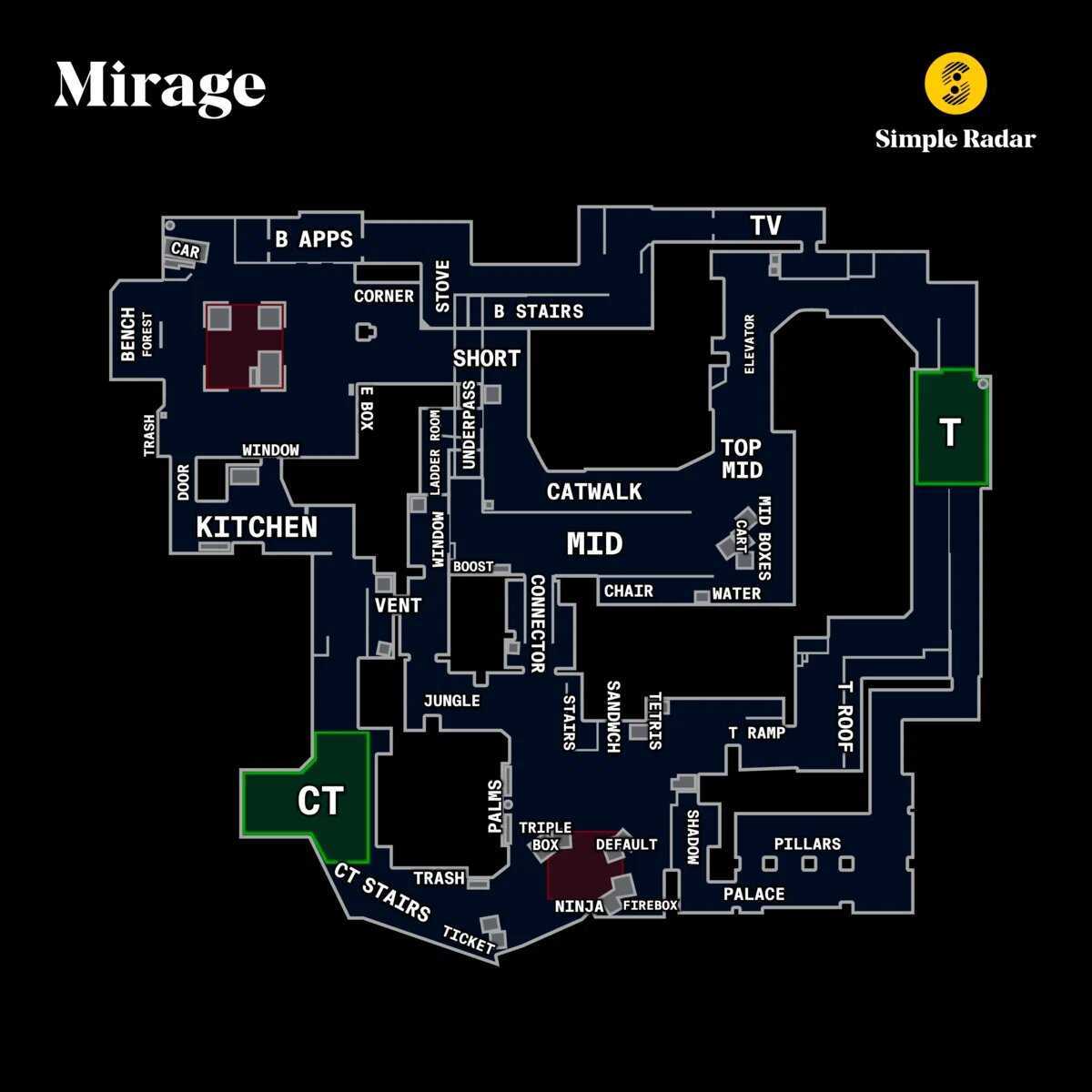 🔍 все smokes на карте de_mirage в cs:go: советы по размещению дымовых гранат из респауна