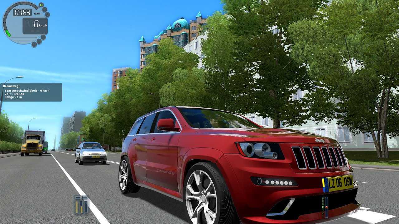 Jeep grand cherokee srt city car driving | мой внедорожник