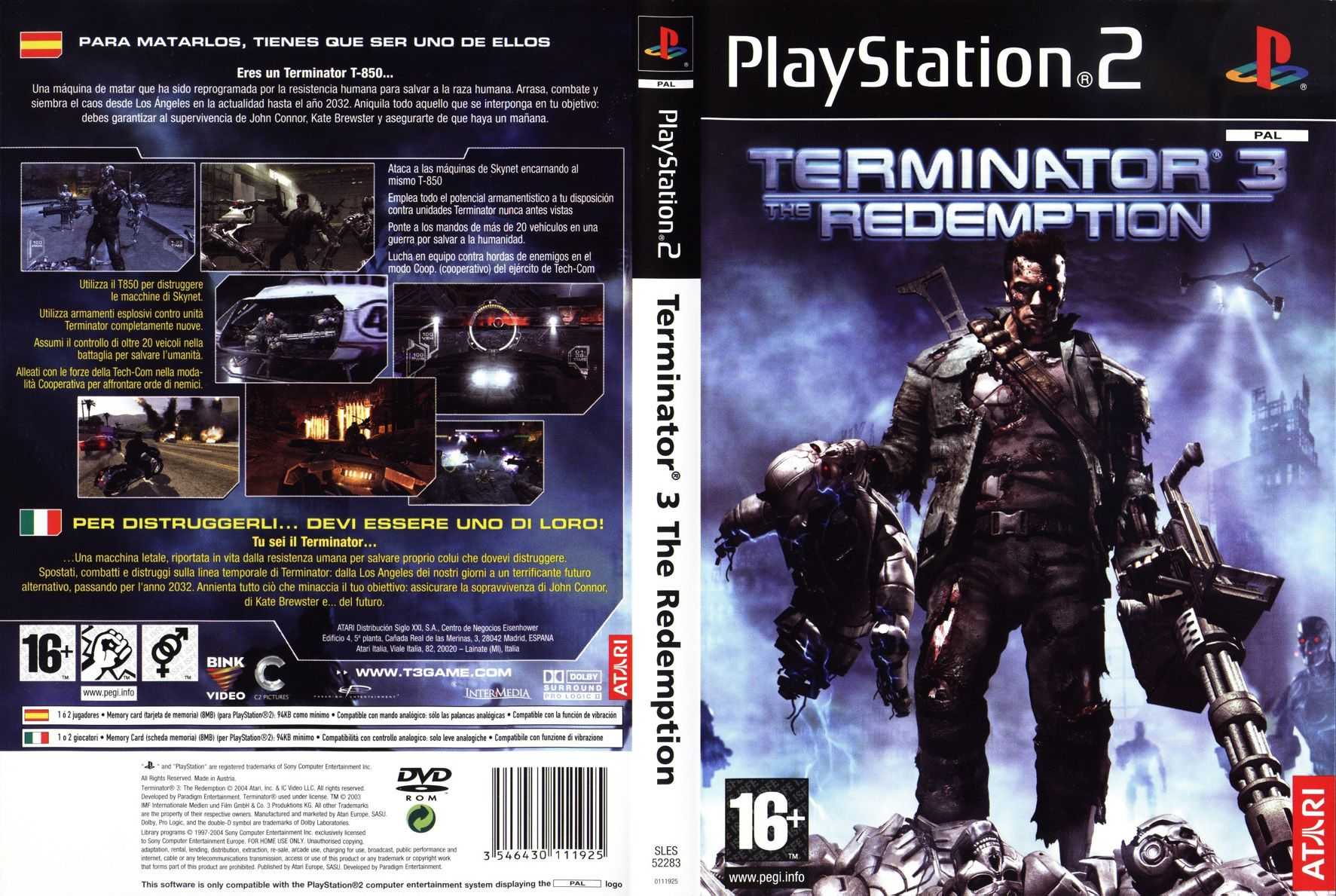 Terminator 3: the redemption - обзор игры, новости, дата выхода, системные требования, подборка похожих игр - cq