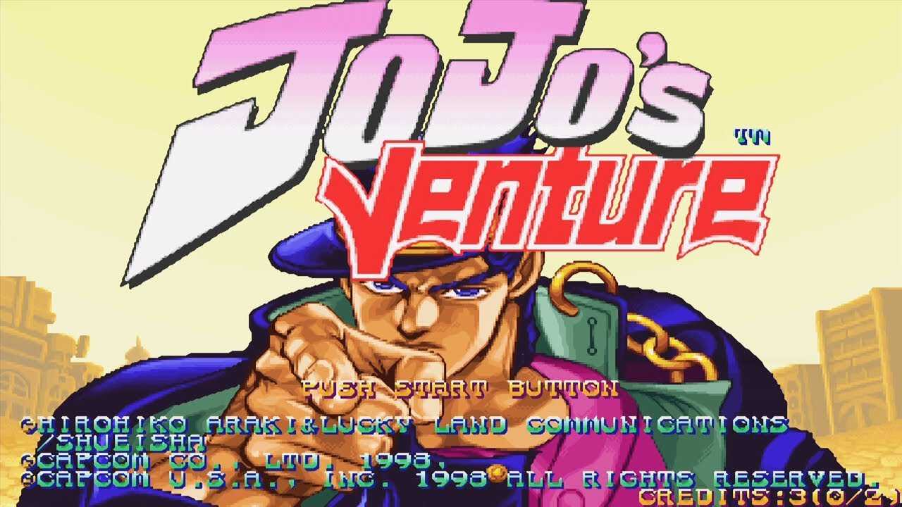 Jojo's venture - videogame by capcom