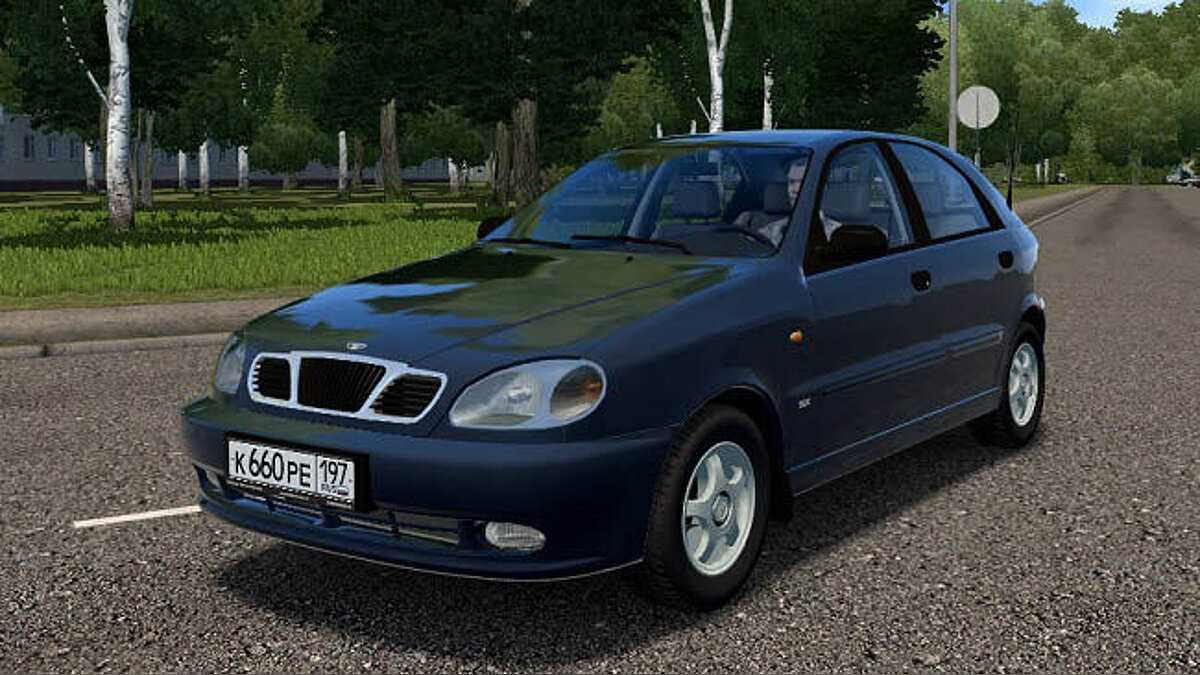 Chevrolet Lanos 15 Sedan для City Car Driving v1592  Моды для City Car Driving