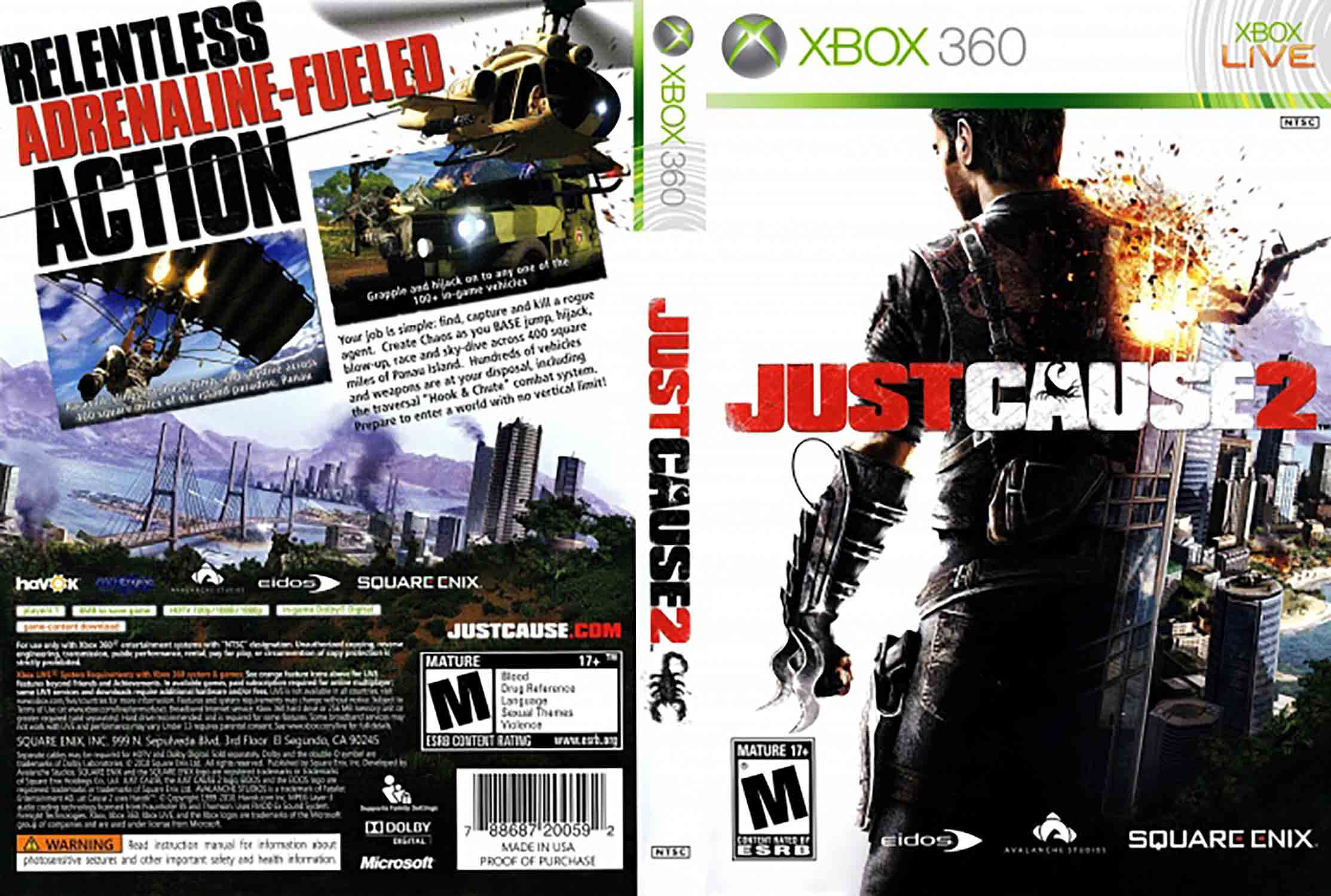 Square enix работает над новой игрой серии ураганных экшенов just cause