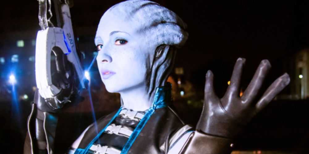 Лучший косплей лиары т'сони из mass effect