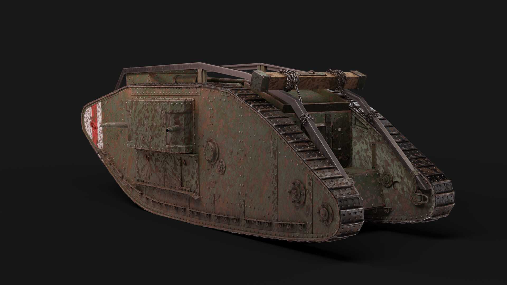 ТАНК MARK IV TANK V111 для BeamNG Drive 013 - 014  Машины для BeamNG Drive, Моды для BeamNG Drive
