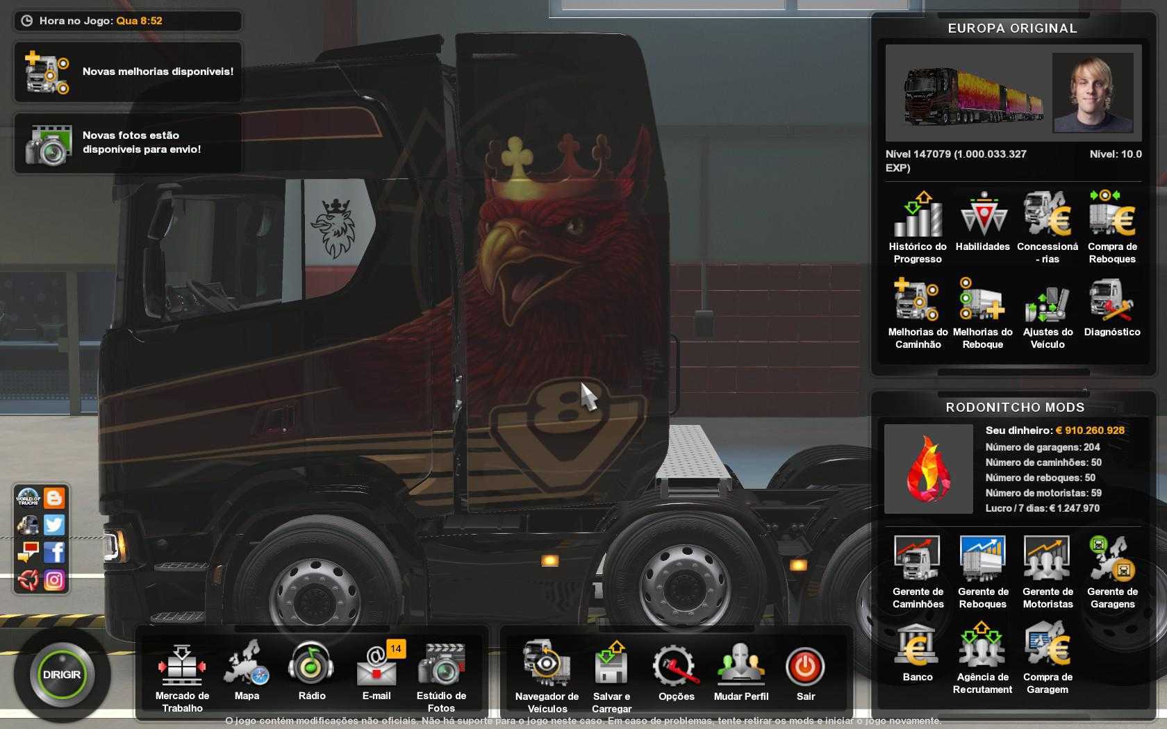 Europa truck stops v1.50 by ernst veliz (1.37.x) for ets2