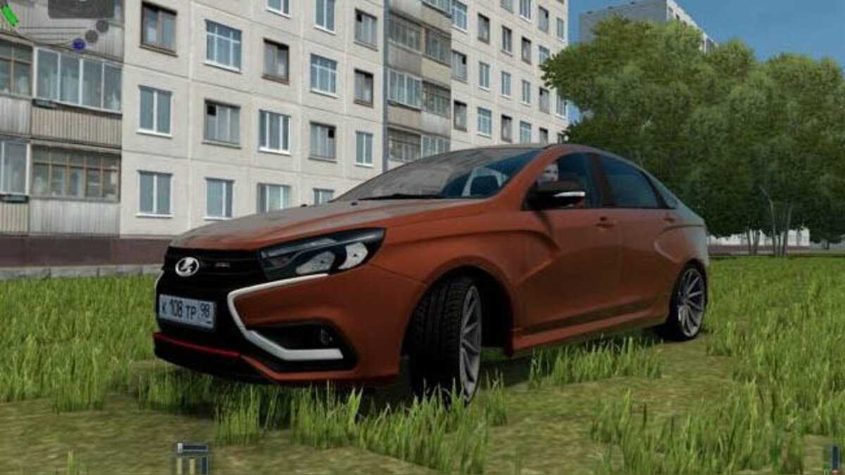 Lada Vesta Sport 18 By Heisenberg для City Car Driving v159  Моды для City Car Driving
