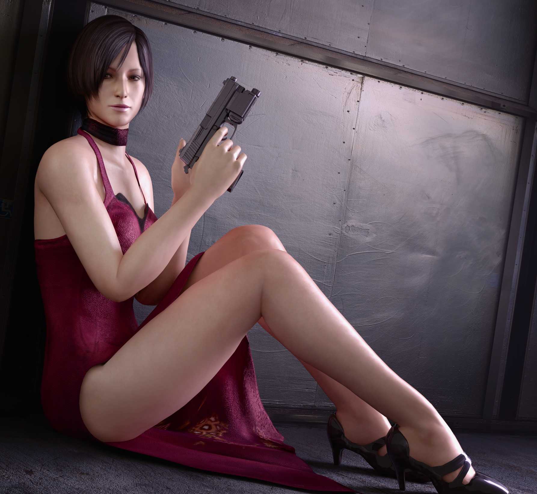Сексуальный косплей эшли из resident evil 4 (18+)